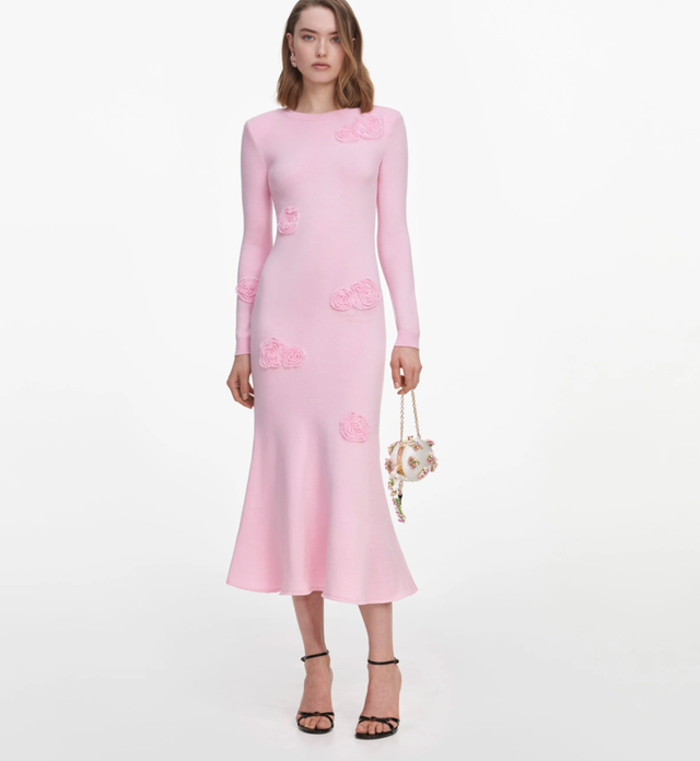 cocktail dresses st louis vintage dresses st louis Unique Vintage Light Pink Pin Dot Lamar Swing Dress