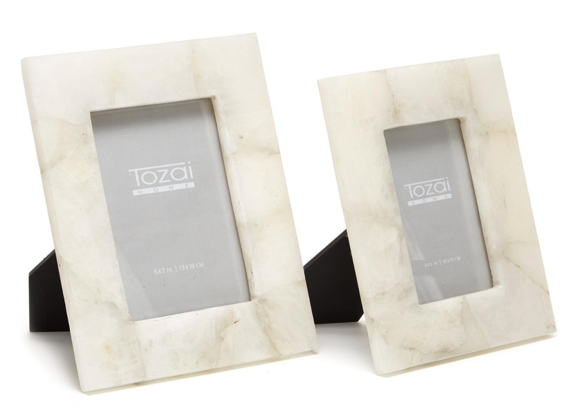 Tozai Picture Frame White Quartz Vie Boutique St. Louis