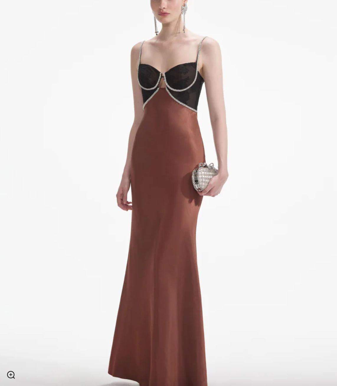 Self portrait satin dress cheap